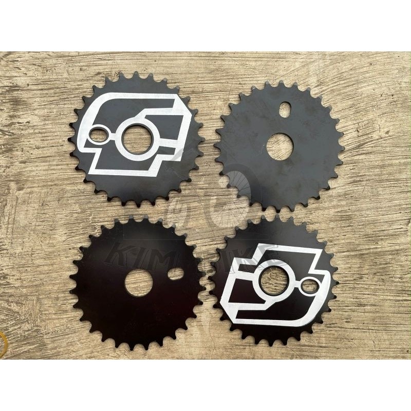 Gear Piringan Gear Crank Sepeda Anak Sepeda BMX GT 28T, Free Packing Bubblewarp