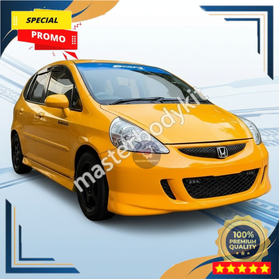 bodykit full bemper jazz gd3 Adaptasi Vtec MMC 2004 - 2007 adaptasi vtec include Grill Jaring