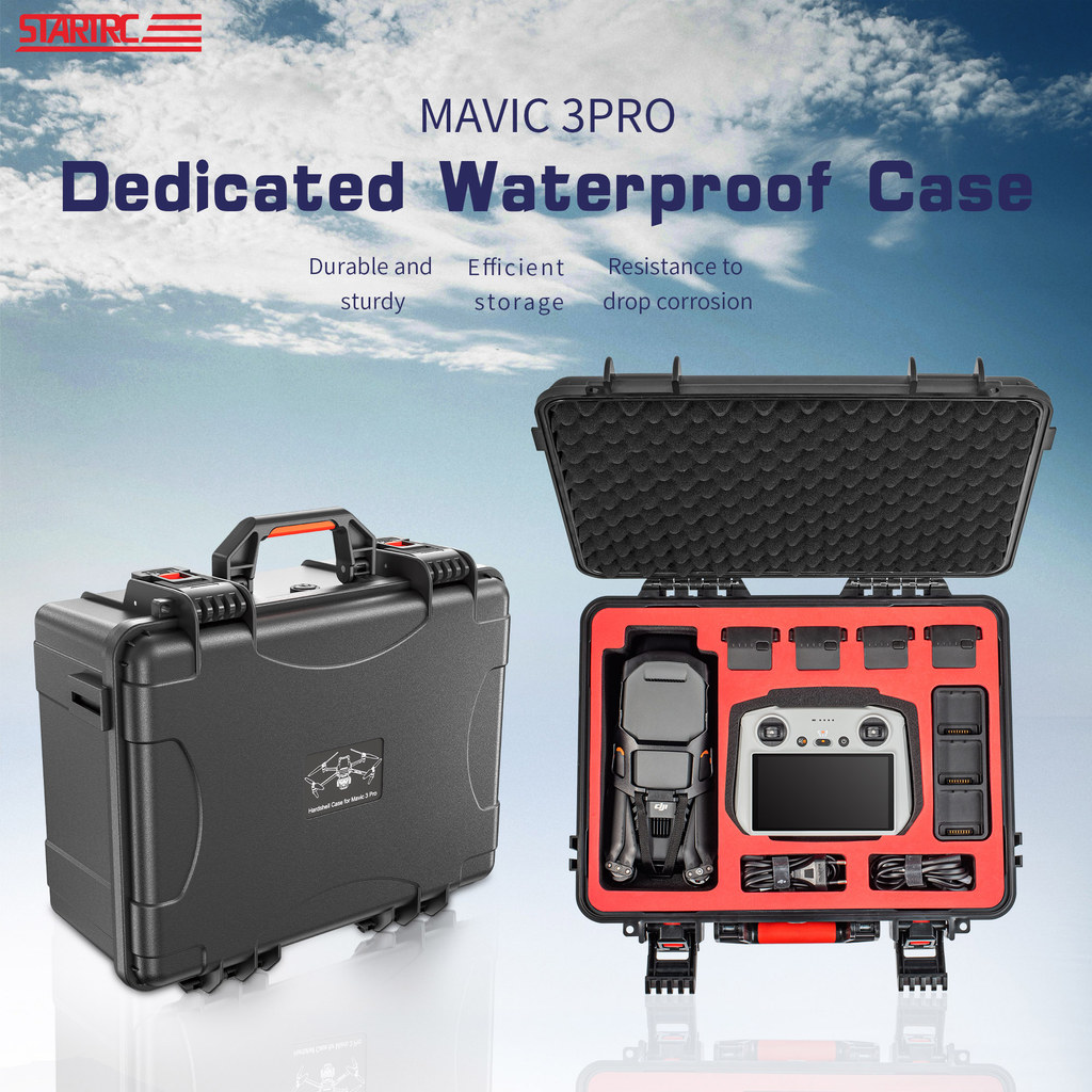 Hard Case for DJI Mavic 3 Pro Fly More Combo Controller Parts Waterproof Carrying Case For DJI Mavic