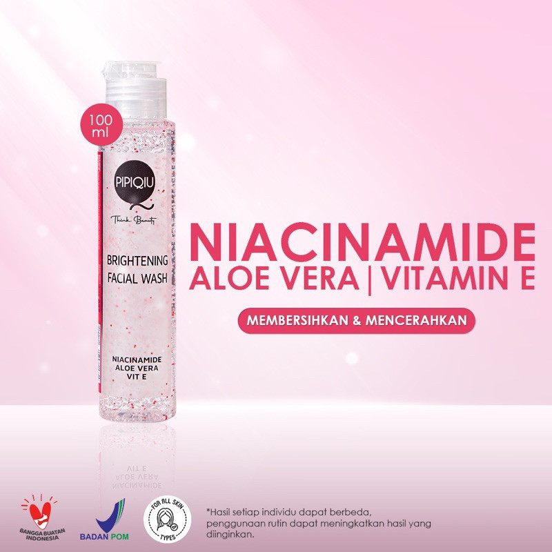 Pipiqiu Brightening Facial Wash + Niacinamide 100ml