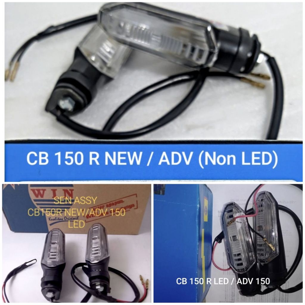 Lampu Sen / Sein Depan Belakang Honda 1 Set CB150R CB 150 R NEW LED & NON LED / ADV 150 Merk WIN