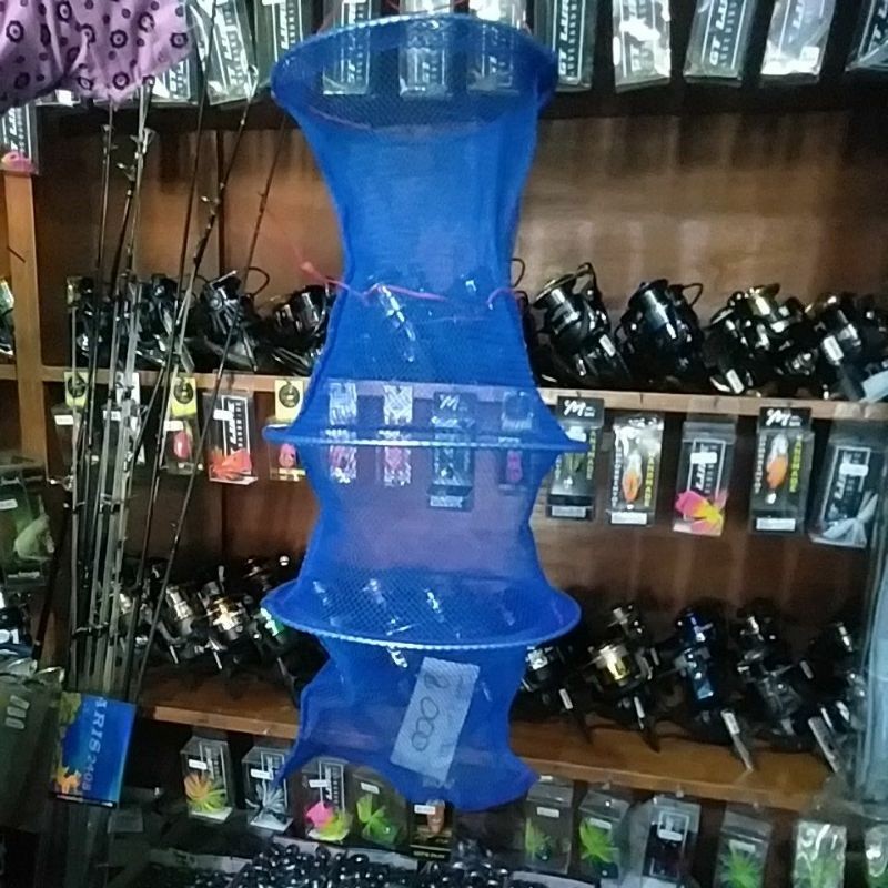 korang koja tempat ikan biru diameter 16cm  kawat tebal