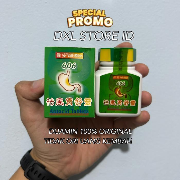 606 ANTACID TABLETS M4AG G3RD AS4M L4MBUNG BSPACE