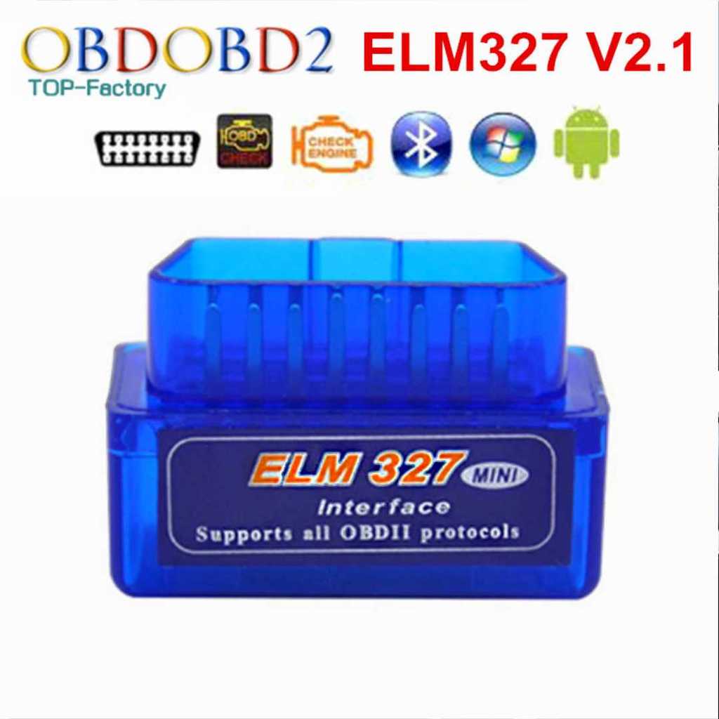OTOHEROES Super MINI Bluetooth OBD2 V2.1 Alat Diagnostik Mobil Automotive Test Tool Scanner Pemindai