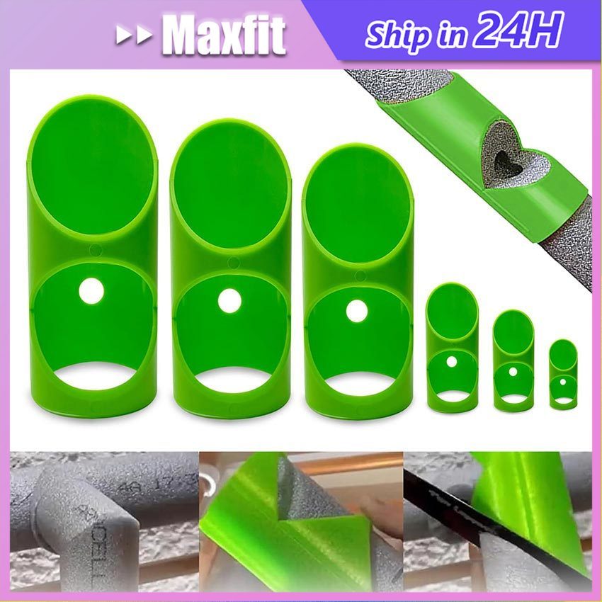 3Pcs/Set Foam Pipe Cutter Tool Professional / Cetakan Potong Busa / Alat Pemotong Pipa Insulasi Busa