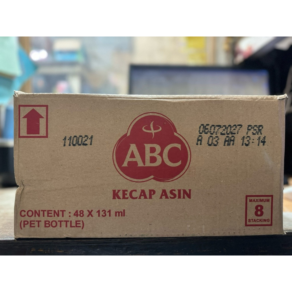 Kecap ABC Asin meja 131 ml @ 48 botol / 1 dus