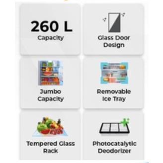 POLYTRON Kulkas 2 Pintu PRW-29MOB 260L/PRW-29MOB/PRW 29MOB/POLYTRON KULKAS 2 PINTU/POLYTRON KULKAS 2