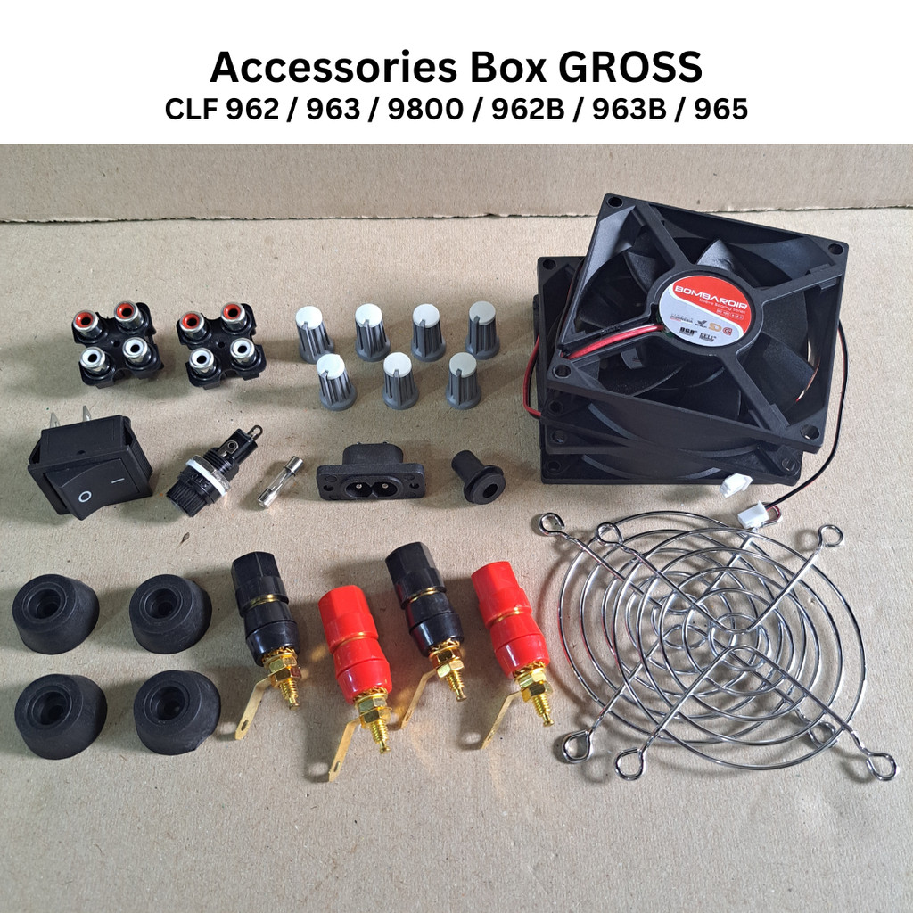 Aksesories ACC Accessories Box Gross 2 / 3 / 4 Channel Mixer CLF 962 962B 963 963B 9800 965