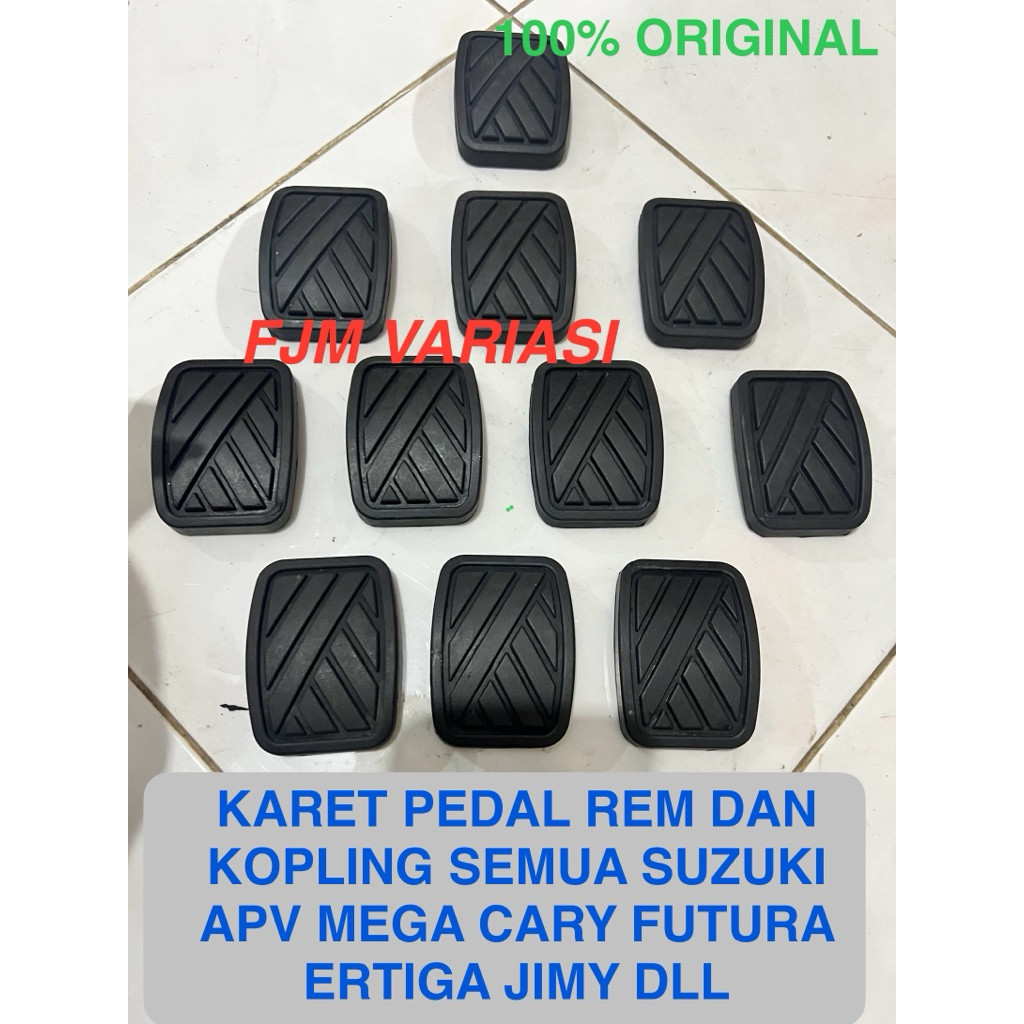 KARET PEDAL INJAKAN REM DAN KOPLING MOBIL SUZUKI APV ERTIGA CARRY FUTURA CARRY MEGA TAYO KARIMUN ORI