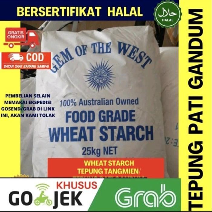 Wheat starch 25 kg KHUSUS GOSEND / Tepung Pati Gandum / Tang mien