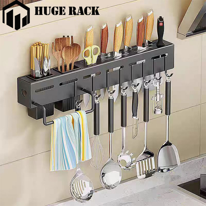 TERBARU Rak Bumbu Dapur Dinding Kitchen Rak Microwave Oven Rak Bumbu Rak Tembok Dinding Rak Serbagun