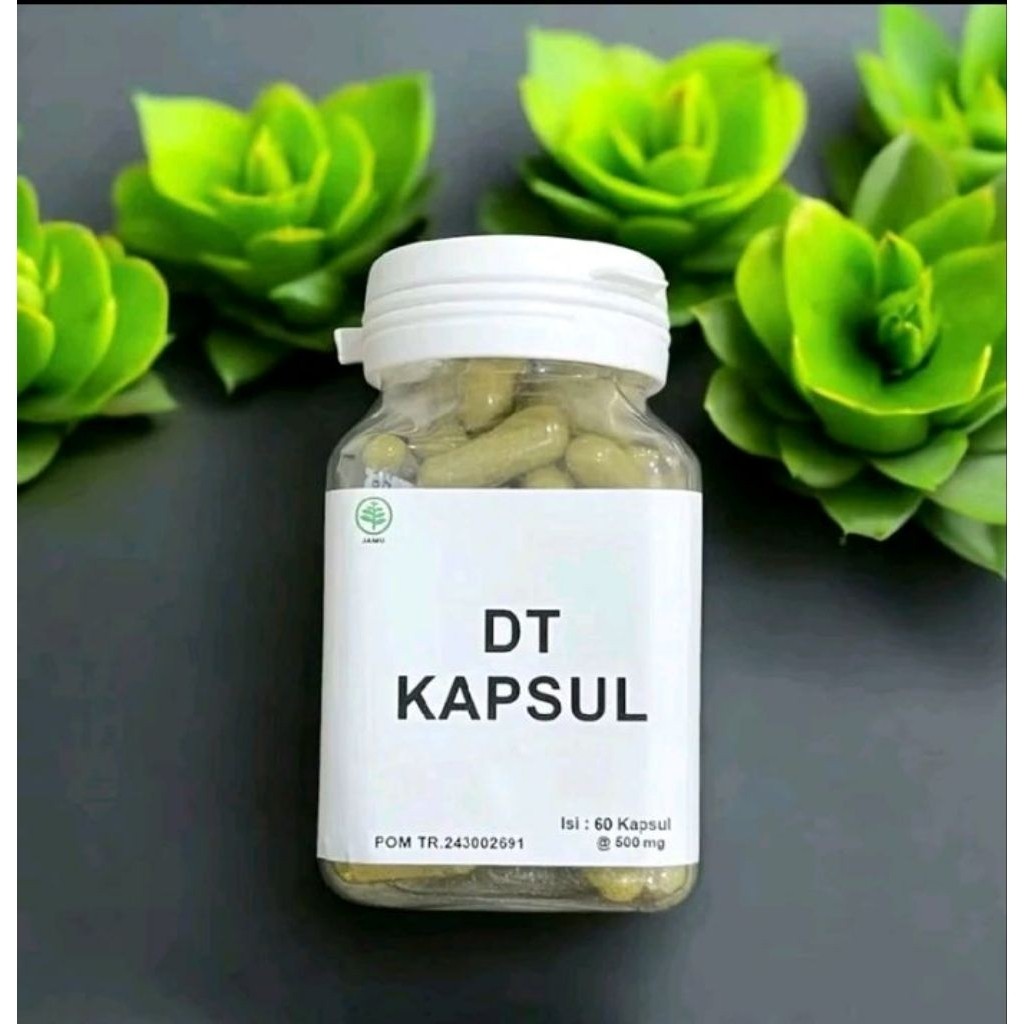 Garansi Pasti Ori DT Kapsul | Herbal BPOM | Diet Sehat | 60 Kapsul