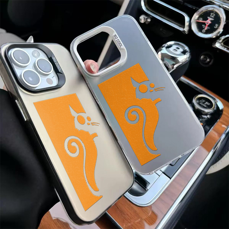 Casing Keras Matte Premium Mewah OPPO Casing Case Hp Model Kucing Kartun Minimalis Untuk OPPO A5X A3