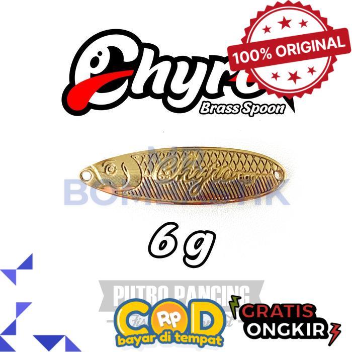 Lure Spoon Chyro Brass For Ultralight and Light Fishing Game Spoon Kuningan - 6 gram -bomb