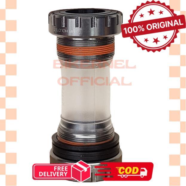 OXO BB73 Bottom Bracket Hollowtech II BB Sepeda Model Drat - Silver, Ceramic Bearing -biker