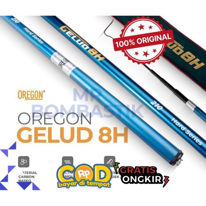 Joran Pancing Tegek Oregon Gelud 8H Hard Series - 180 -bomb