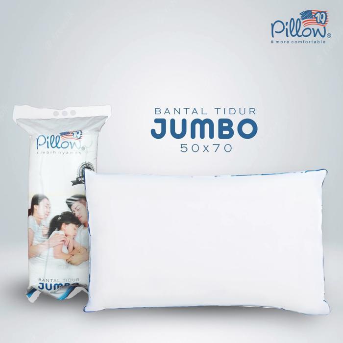 109 PILLOW-  [1PCS JUMBO] BANTAL GULING TIDUR HOTEL UK JUMBO 50 X 70 cm - BANTAL JUMBO