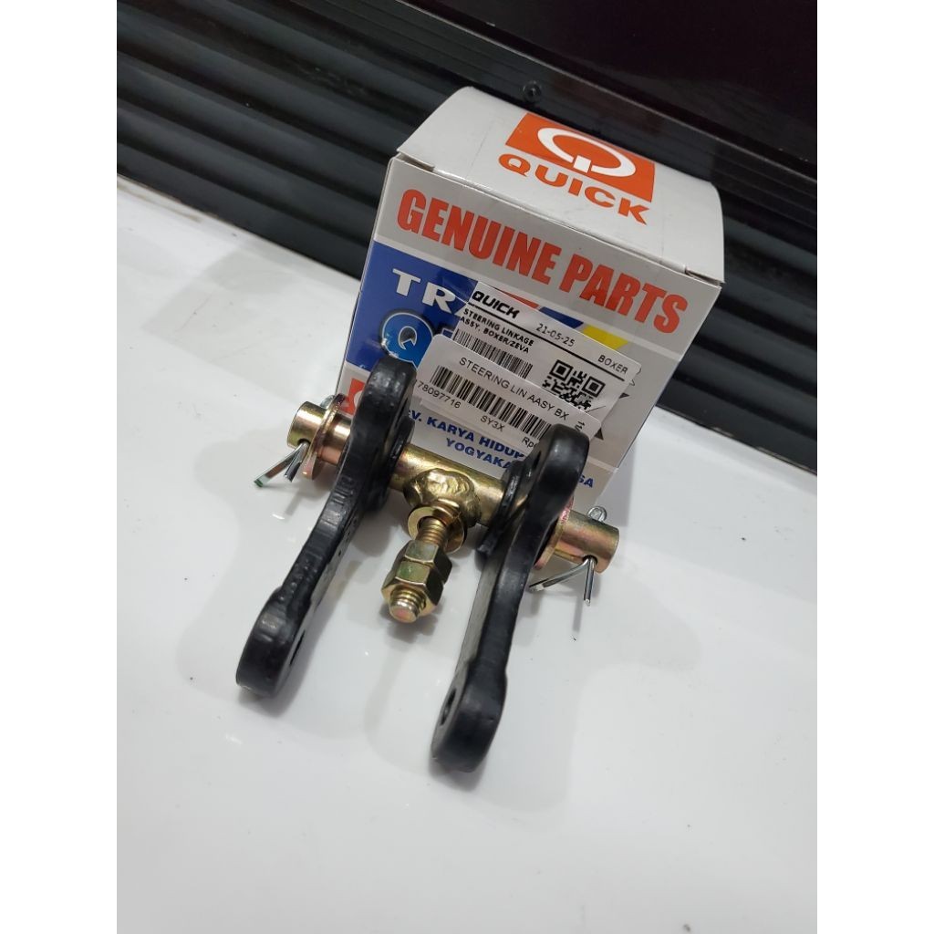 Sparepart Traktor Quick Steering Linkage Assy  Traktor Boxer Zeva Quick  Asli Original