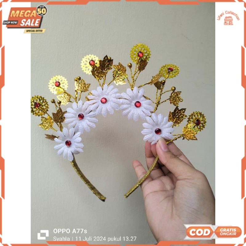 Terbaru bando mahkota bali model matahari bisa buat nari ulang tahun dan karnaval [SF] A104 NEW 2026