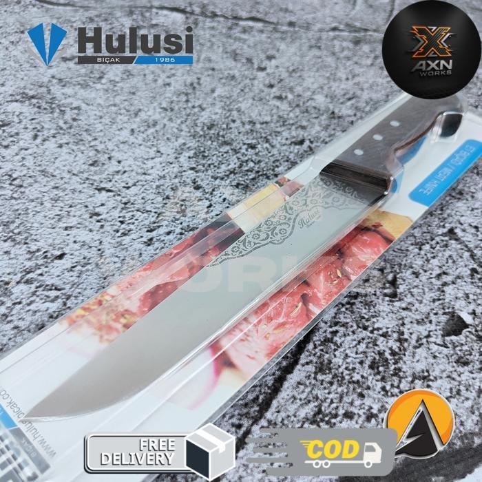 Butcher knife pisau sembelih Hulusi 20 cm original turkey 10121.20 - 18 cm -axn
