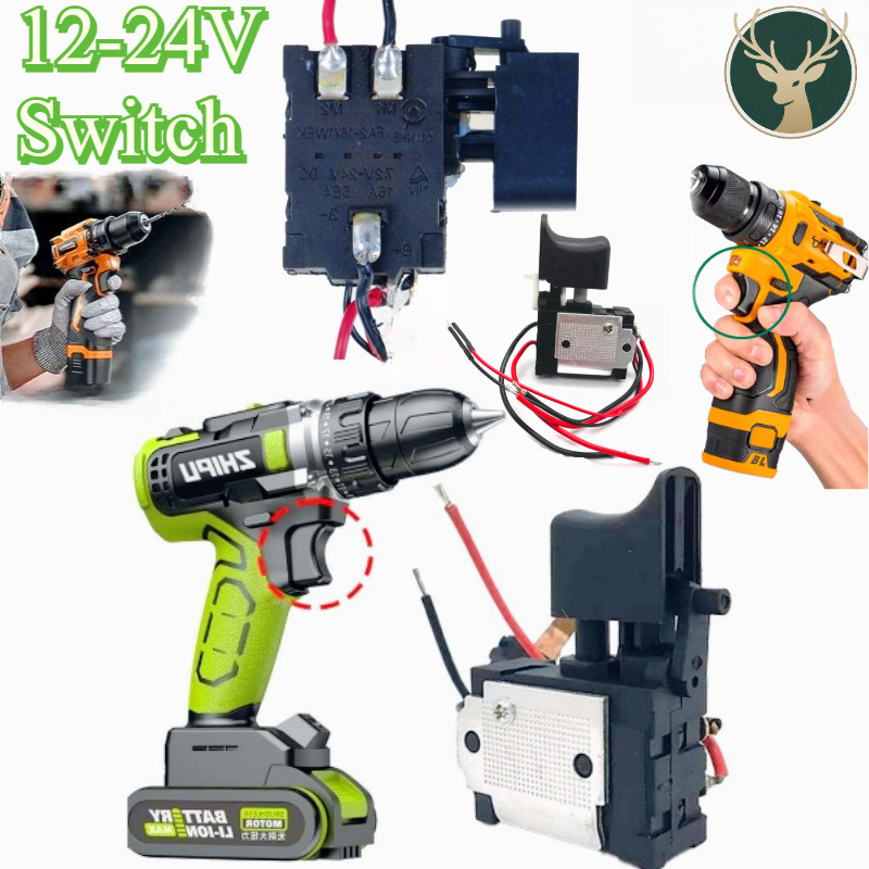 12v - 18v - 24v Mesin Bor Baterai Dc Cordless Trigger Switch/ Bor Cordles Switch/ Switch Control /Dc