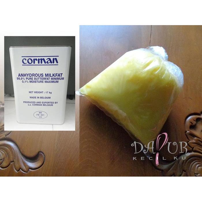 Best Seller Butter Corman Mentega Corman 99,9% 500 gr Repack - corman amf