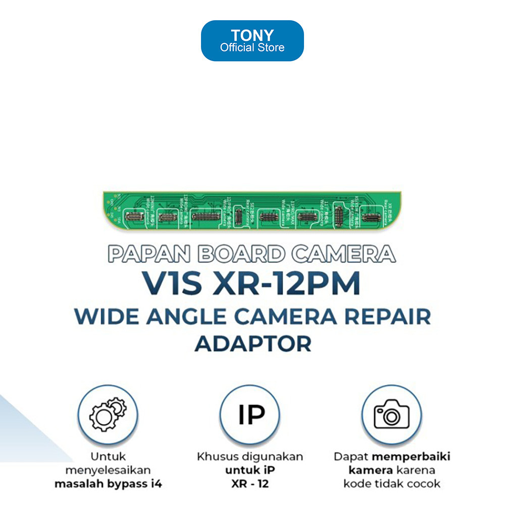 Adaptor Kamera JCID V1S - XR-12PM Wide Angle Camera Repair Board - JCID CAMERA