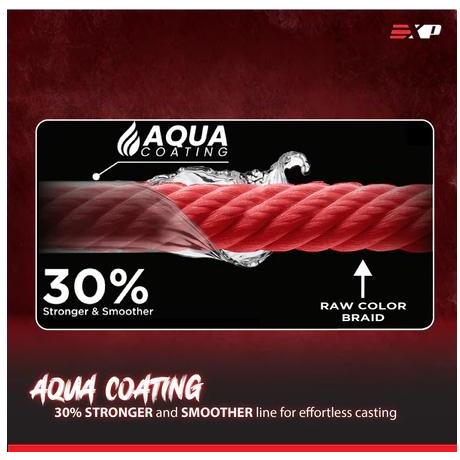 Promo EXP EMO X8 ColorPro 137m Casting Braided Line PE senar PE merah PE hitam kuat awet halus gabus