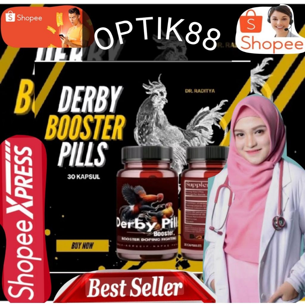 DERBY PILLS BOOSTER ORIGINAL DOPING VITAMIN AYAM ADUAN PETARUNG BANGKOK SAIGON TAJI IMPORT THAILAND
