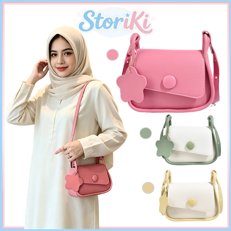 Tas Selempang Wanita & Jinjing Wanita Terbaru Tas Kotak Kecil Elegan Dengan Tali Bahu Bahan Premium 