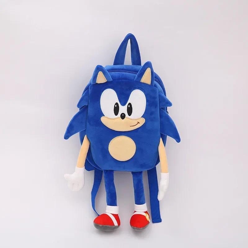 Sonic Plush Backpack Supersonic Mouse Hedgehog Sonic Kid Nak Doll Soft Stuffed Plush ildren's ristma