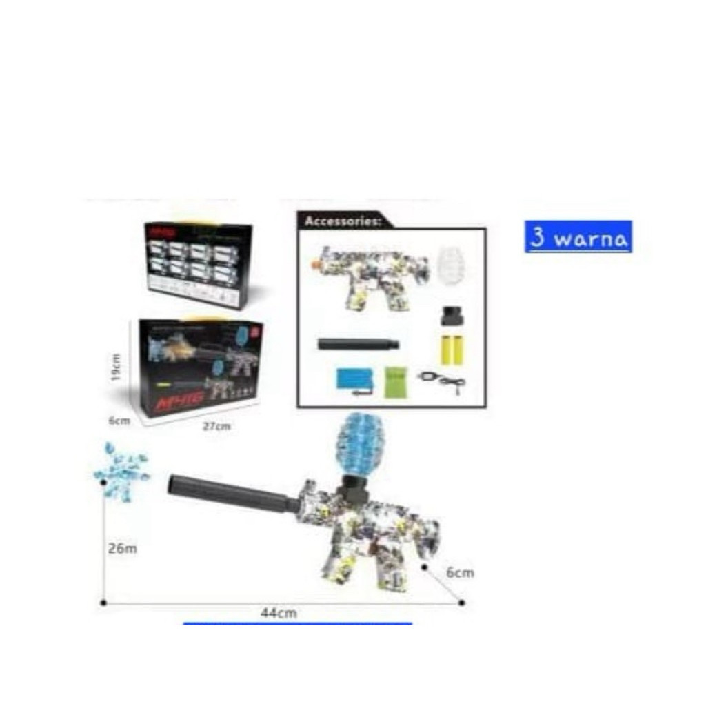 MAGELJAYA 576 - Mainan pistol M416 Water gel Tembakan Electric