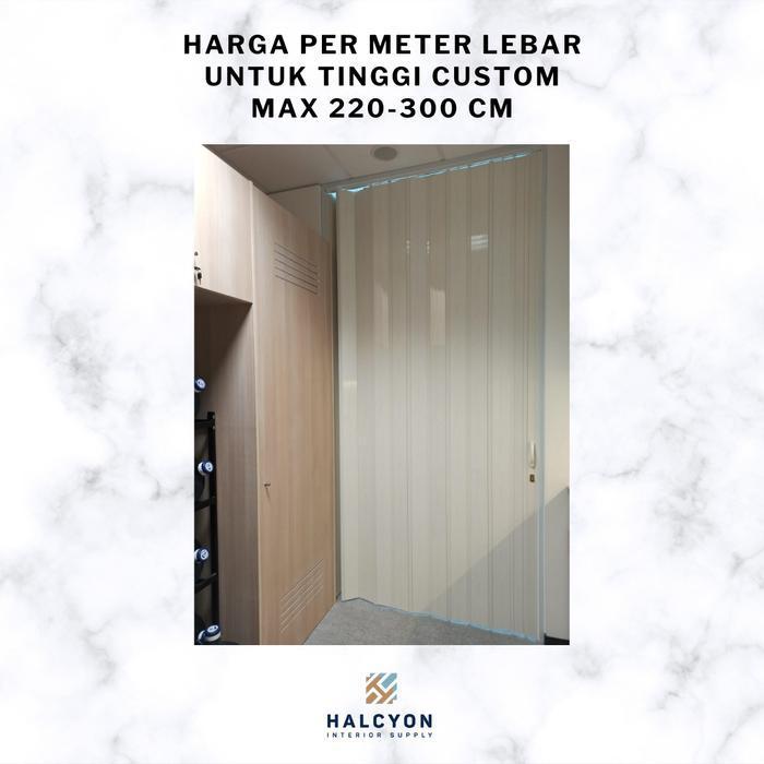 Penyekat Ruangan / Pintu Lipat PVC / Folding Door PVC