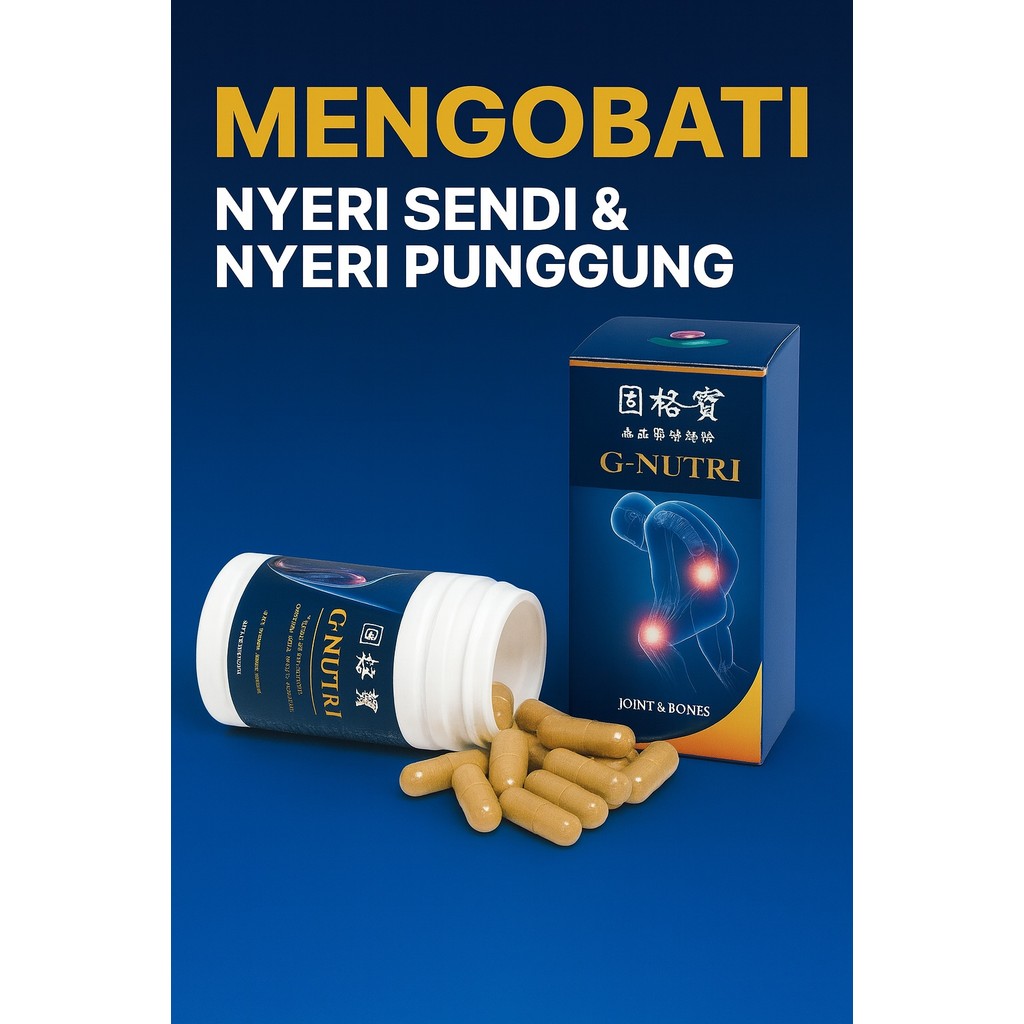 G Nutri Herbal Alami Obat Nyeri Sendi Reumatik Ampuh G-NUTRI ORIGINAL