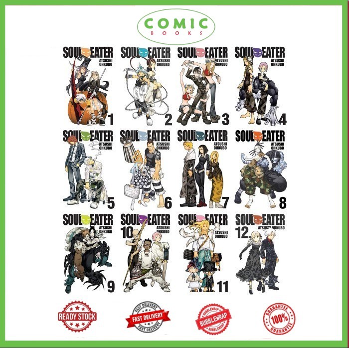 Manga Soul Eater by Atsushi Ohkubo (25 book series)