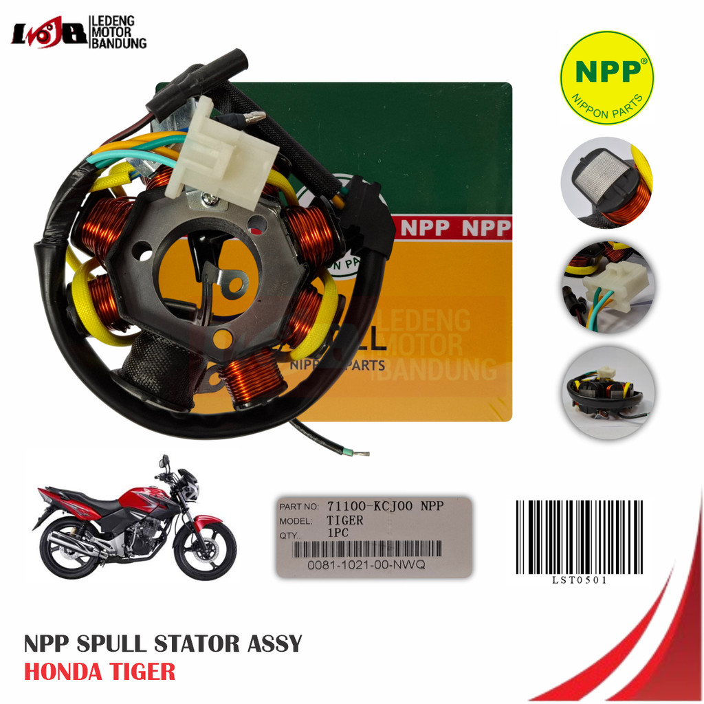 NPP Spul Stator Comp Assy Honda Tiger GL Pro KCJ Spull Magnet Pulser Motor
