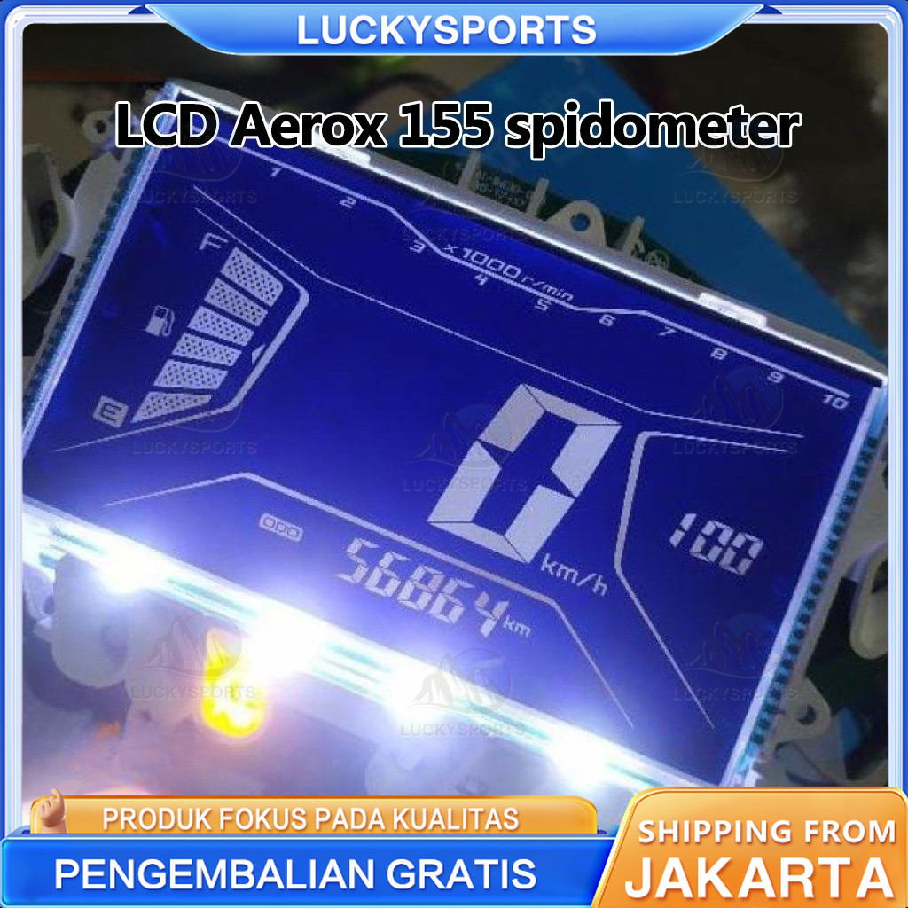 lcd aerox 155 spidometer yamaha LCD SPEEDOMETER AEROX 155 / LEXI 125 ORIGINAL SPEEDOMETER TERMURAH B