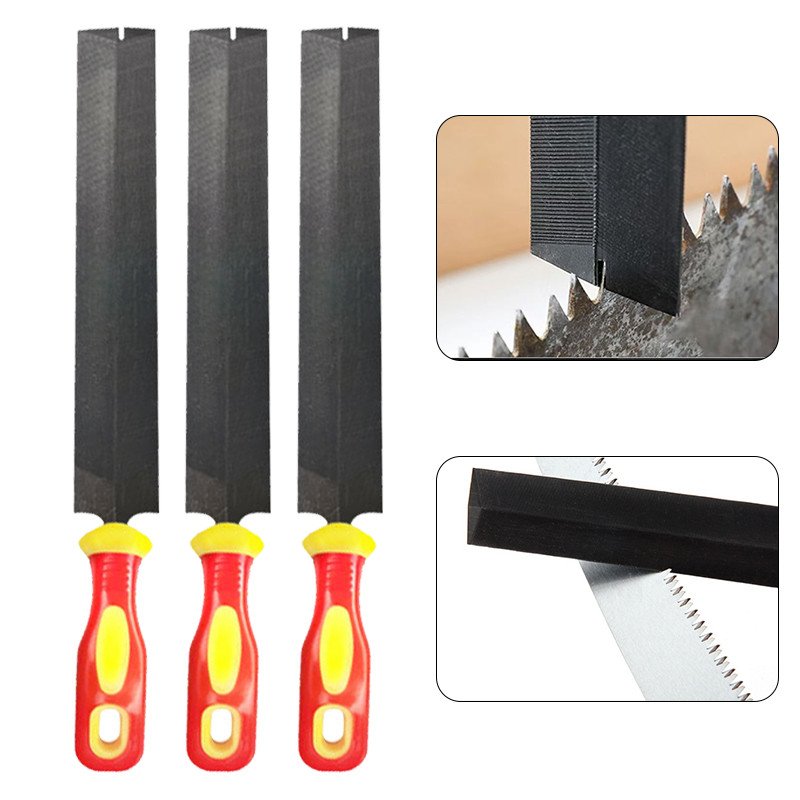 File Pliers Kikir Gergaji T12 Gergaji Flat Besar File 6 Inch Alat Tangan Tukang Kayu Baja Karbon Tin