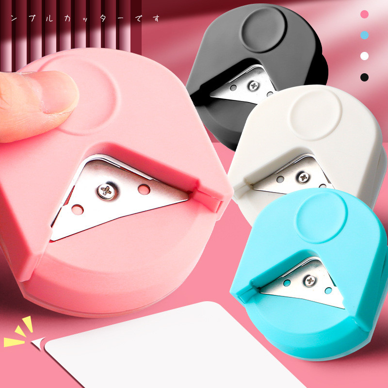 circle cutter button maker Corner round maine corner puning portable paper cutter card photo cutting