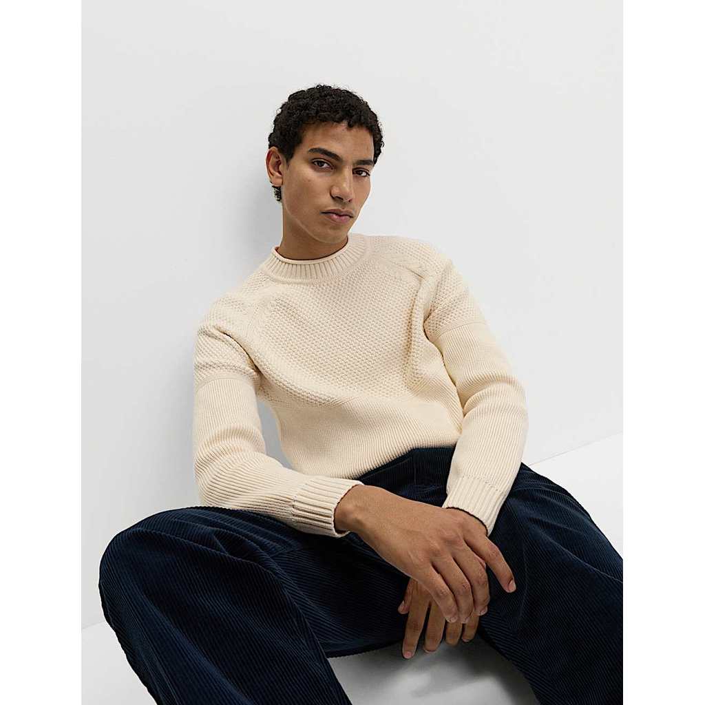 M&S - Sweater Pria - Cotton Rich Turtle Neck Jumper with Wool