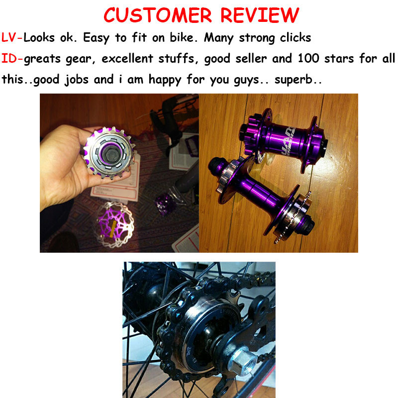 DNP Bike Bicycle Flywheel FreeWheel 1 Single Speed 13T~18T BMX Bike Free Fly Wheel Nickel 30 clicks 