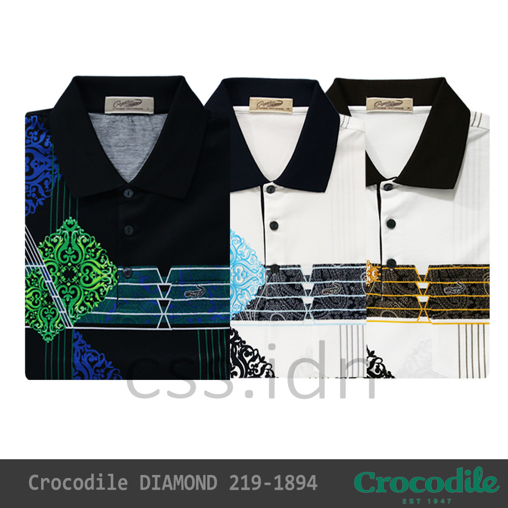 Kaos Kerah Pria Crocodile Diamond 219-1894