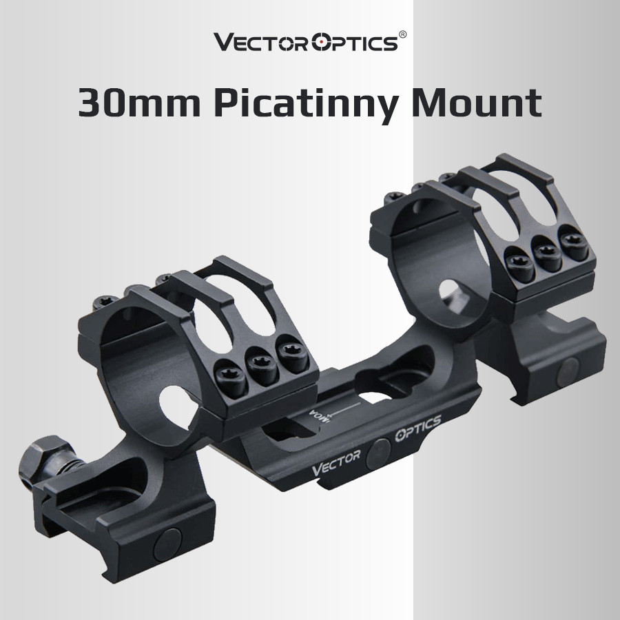 Vector Optics Tactical Airsoft Ar15 Ak47 Rifle Optical Scope Mount Cantilever 30Mm Qd Mount for Pica