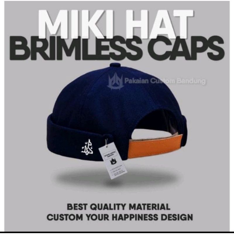 PECI MIKI HAT CUSTOM PREMIUM ORIGINAL LOGO MUHAMAD KUFI