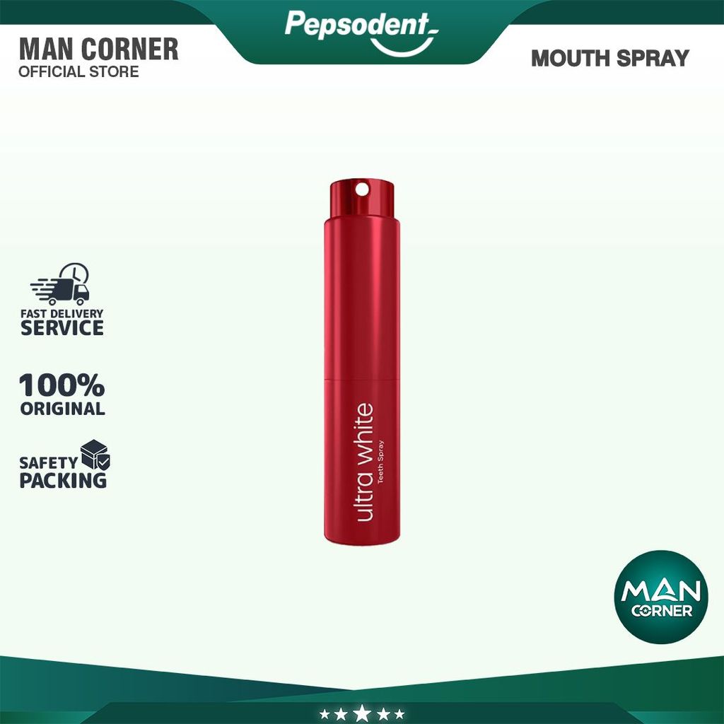 Pepsodent Ultra White Teeth Protection Spray 8ml | Man Corner