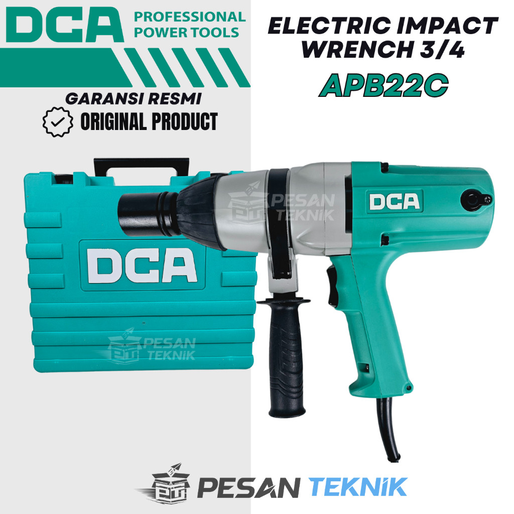 Mesin Pembuka Baut Listrik APB22 Electric Impact Wrench 3/4" DCA APB22C