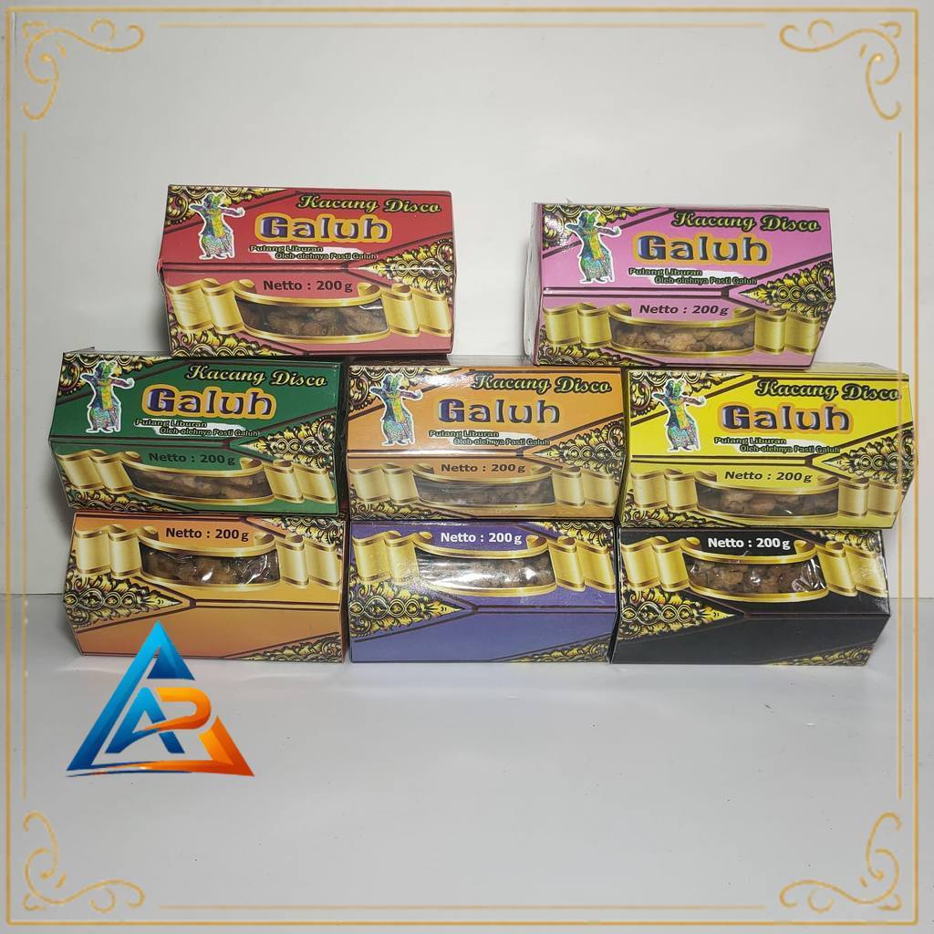 Kacang Goreng Tepung Galuh Box 200g Rasa Seafood Oleh Oleh Bali