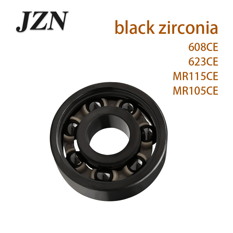 1/10pcs Black ceramic ball bearing 8x22x7 3x10x4 5x11x4 5x10x4 3x8x4 3x7x3 mm ZrO2 micro bearing zir