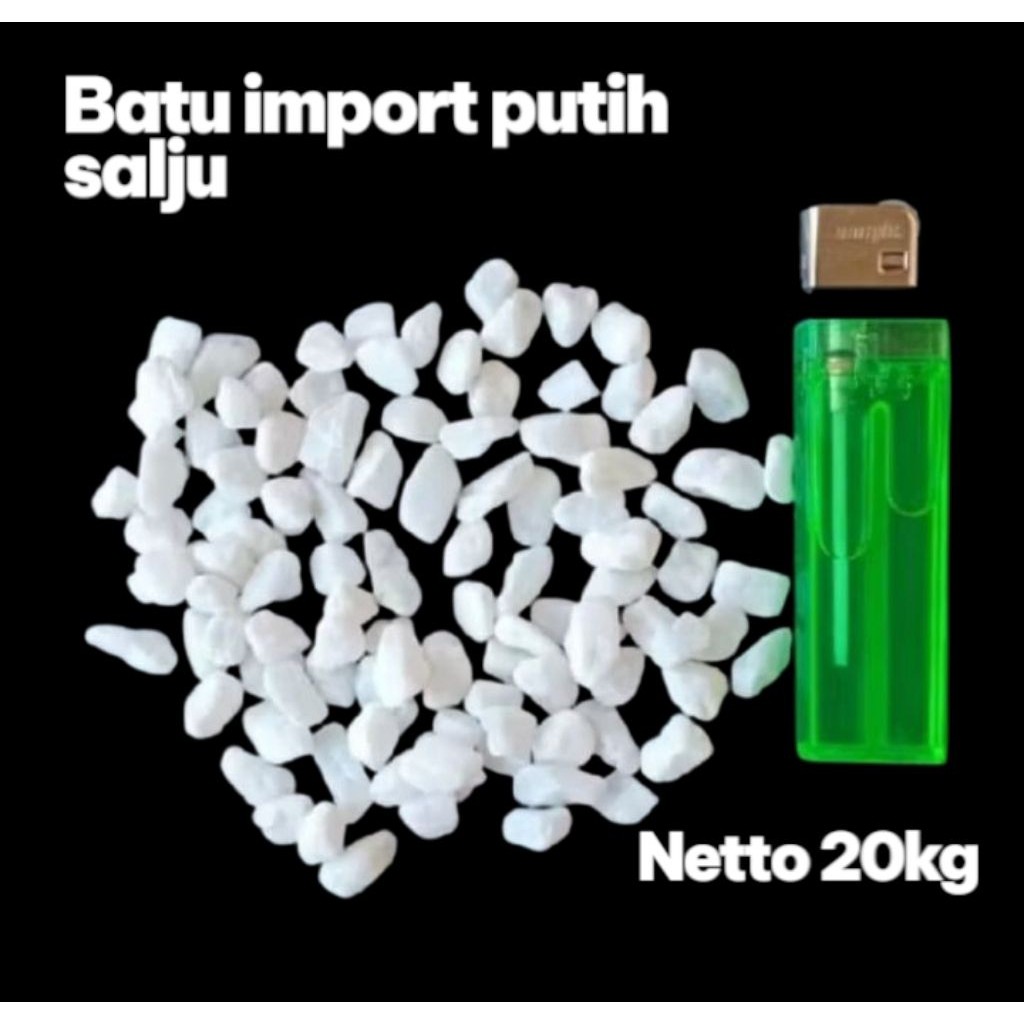 20k Batu import italy karungan -+20k /Batu italy/Batu salju/Batu alam asli/Batu hias batu taman/batu