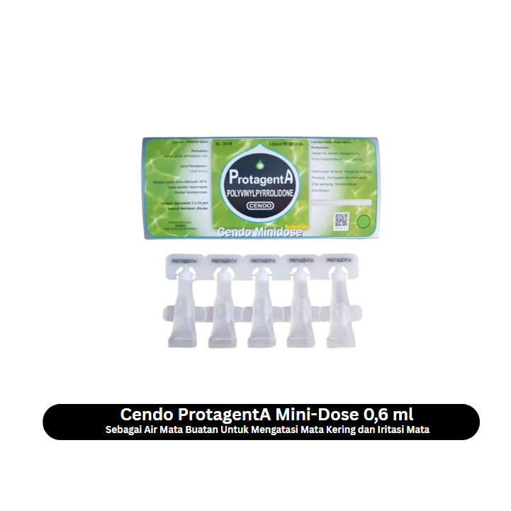 Cendo Protagenta Minidose 0.6 ml Obat Tetes Mata Softlens Mata Kering Air Mata Buatan